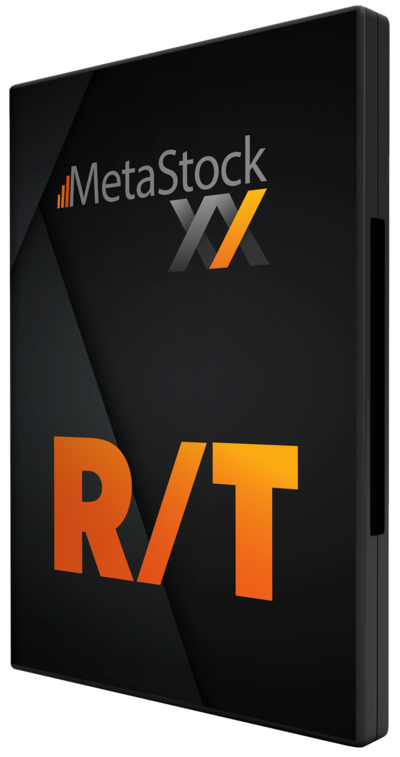 MetaStock R/T 20 software box