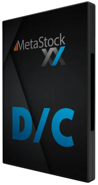 MetaStock D/C 20 software box