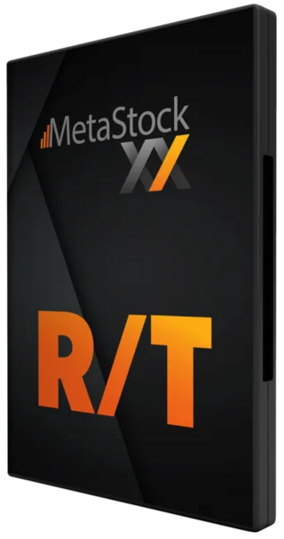 MetaStock R/T 20 software box